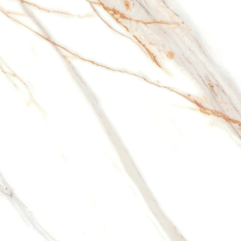 Gresie - Gresie rectificata tip marmura, Ardenza Brillo 59.6x59.6 cm, alb, finisaj lucios