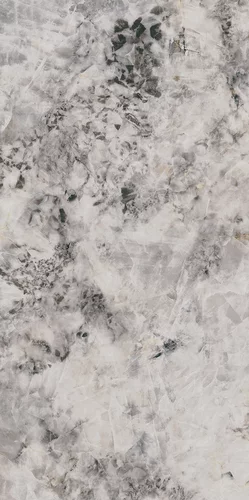 Gresie exterior - Gresie rectificata tip marmura Cristal Cathedral Naturale 59.8x119.8, alb-negru, finisaj semilucios