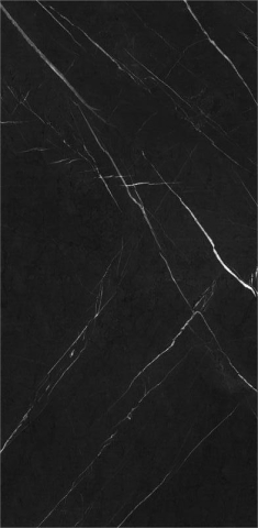 Gresie interior - Gresie rectificata tip marmura Nat. Black Marble 93492011, 60x120 cm negru, finisaj mat