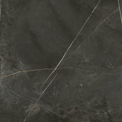 Gresie rectificata tip marmura, Vernazza Negro 59.6x59.6 cm, negru, finisaj mat [1]