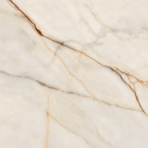 Gresie interior - Gresie tip marmura, Rosetta Beige 6467, 60x60 cm, portelanata, bej, finisaj lucios