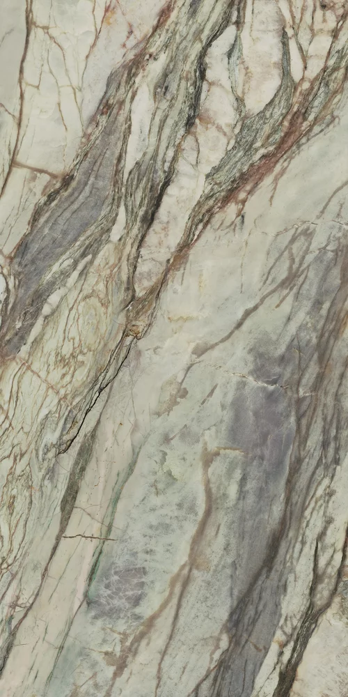 Faianta - Gresie rectificata tip marmura Abstract Green 59.8x119.8, verde, finisaj mat