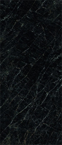Gresie XXL - Lastre - Lastra - Gresie portelanata XXL, Absolute Black 120x280 cm, negru, finisaj lucios