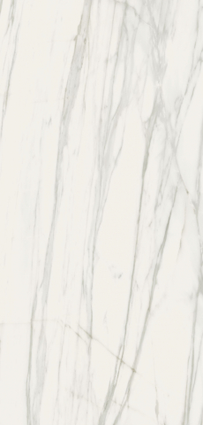 Gresie - Lastra - Gresie portelanata XXL rectificata tip marmura Venato White, 120x260 cm, alb, finisaj lucios