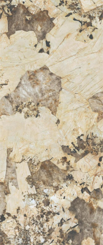 Gresie XXL - Lastre - Lastra - Gresie portelanata XXL tip piatra Marvel Desert Soul AGX5, 120x278 cm, bej/maro, finisaj lucios