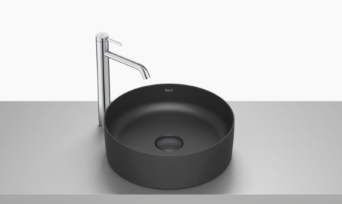 Lavoar - Lavoar pe blat Terra 390mm, A32787N080, negru, mat