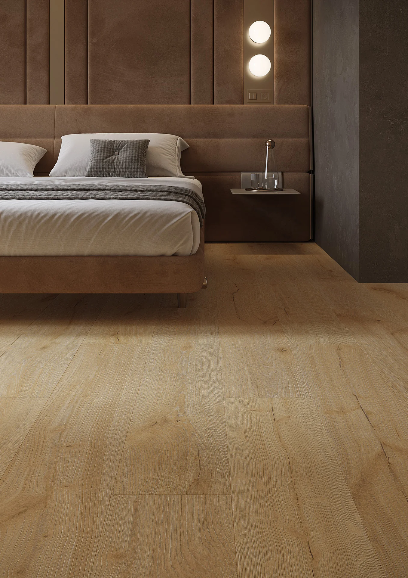 Pardoseala SPC - PARCHET SPC LARGE LINE STEJAR GINGER OAK 5+1MM