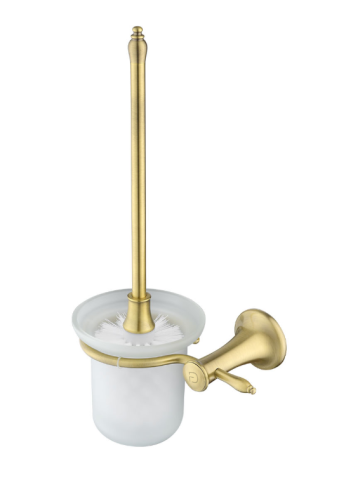 Accesorii - Perie WC LACRIMA, FD6-LRA-06-66, auriu periat