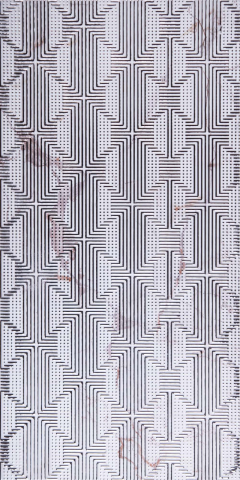 Piese decorative - Piesa decorativa rectificata, Marquina Print White 4376, 30X60cm, alb