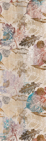 Piese decorative - Piesa decorativa rectificata tip lemn Legno Leaves Natural 3280, 24.40X74.40, maro, finisaj lucios