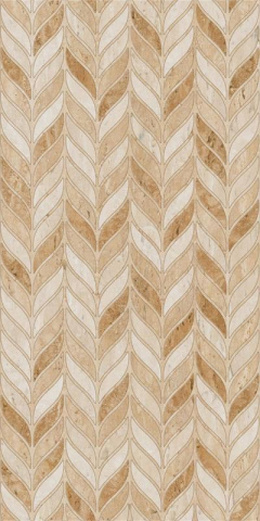 Piese decorative - Piesa decorativa rectificata, Trevi Chevron Brown 4950, 30X60 cm, maro