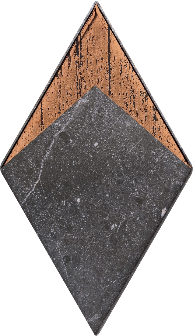 Piese decorative - Piesa decorativa Margaret Geo, 11.2x9.8, gri, finisaj lucios