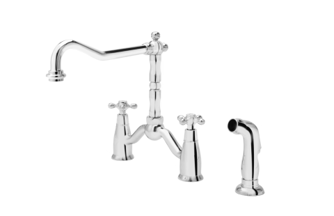 Baterii baie - Baterie stativa spalator cu pipa extractibila LACRIMA, FD1-LRA-8-11, crom