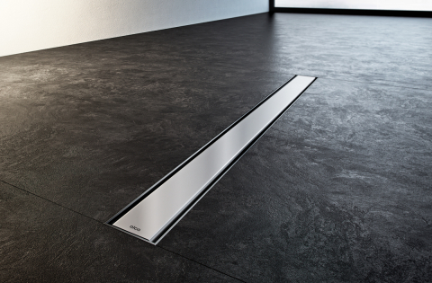 Rigole - Rigolă duș din otel inoxidabil cu grila dubla 550 mm, crom mat, C APZ13 Double9-550 ALCA259