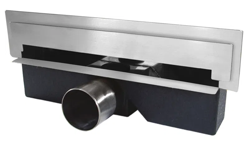 Rigole - Rigolă duș încastrată din otel inoxidabil, 300 mm, crom OLWS1