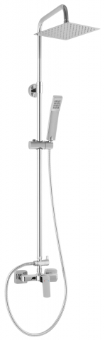 Sisteme de dus - Sistem de dus cu baterie perete dus Vitto VerdeLine, crom NP81-BVI7UVL