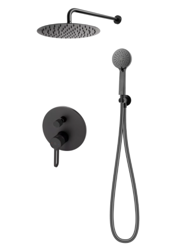 Sisteme de dus - Sistem dus incastrat 6 in 1, ZAFFIRO, FD1-ZFR-7PSET1-22, negru