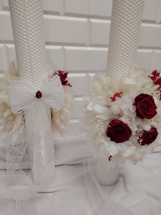 Set elegant lumânări de cununie [2]