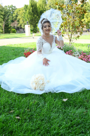 uchet mireasă / nașă – Trandafiri criogenați roșii | Amalys Glam Deko [2]