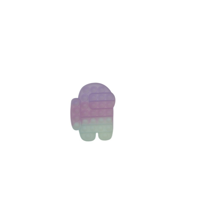 Jucarie antistres din silicon, Pop it Now and Flip It, Among us, Transparent [2]