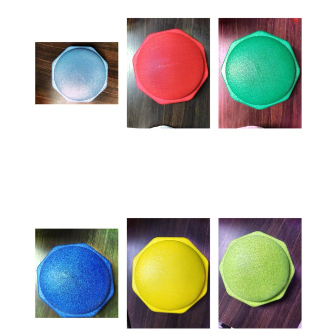 Jucarie de Echilibru, Tip Stepping Stones, 6 Piese, din Spuma, pentru Miscare, Sarituri, Prindere, 28 x 28 x 50 cm, Model 5, Multicolor [3]