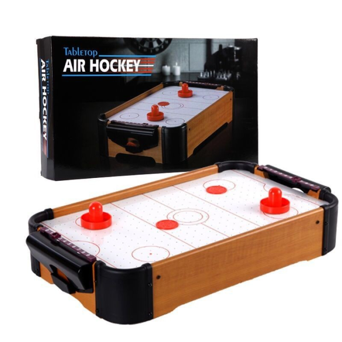 Masa Air-Hockey, 51 x 31.5 x 9.5 cm, bara pentru punctaj, material ABS, maro [7]