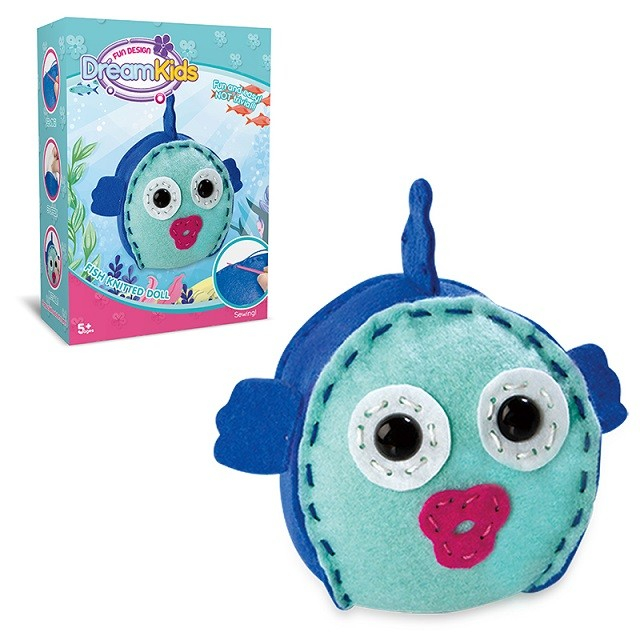Set Creatie Perna pentru Copii Model Peste, Dream Kids [5]