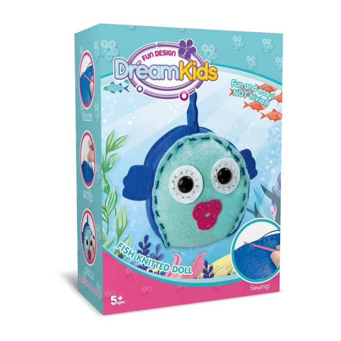 Set Creatie Perna pentru Copii Model Peste, Dream Kids [2]