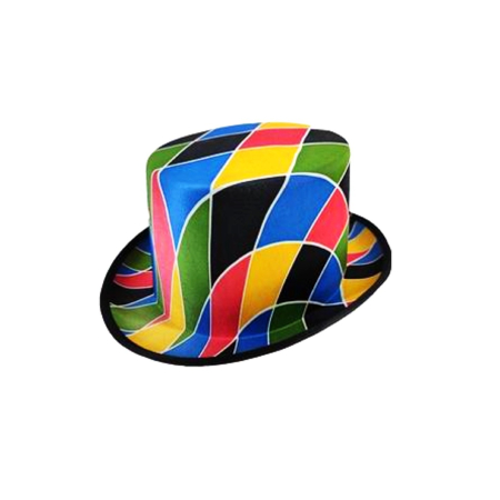 Cadouri și sărbători - Palarie Decorativa, Pentru Petreceri, Model Carouri, Multicolor