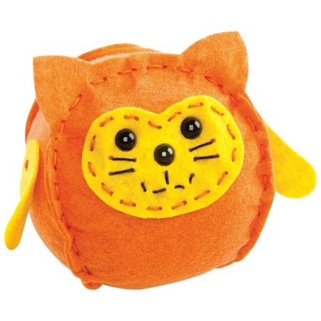 Jucării - Set Creatie Perna pentru Copii Model Pisica, Dream Kids