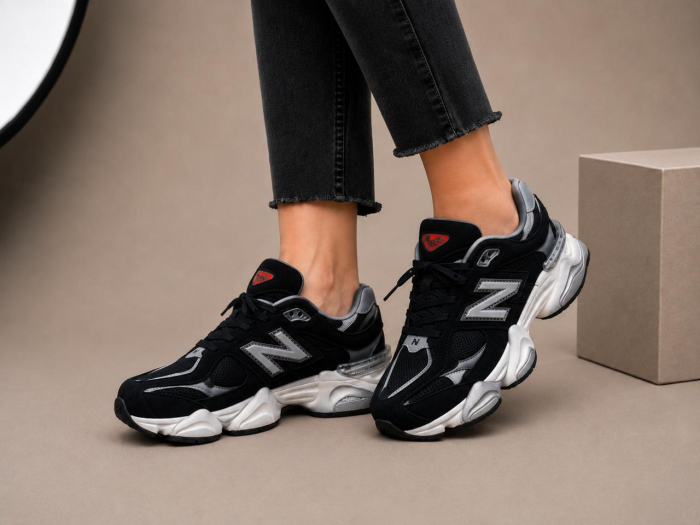 sneakers dama negru gri premium pantofi sport dama negri adidasi dama piele intoarsa sneakers casual dama moderni pantofi dama talpa groasa [3]