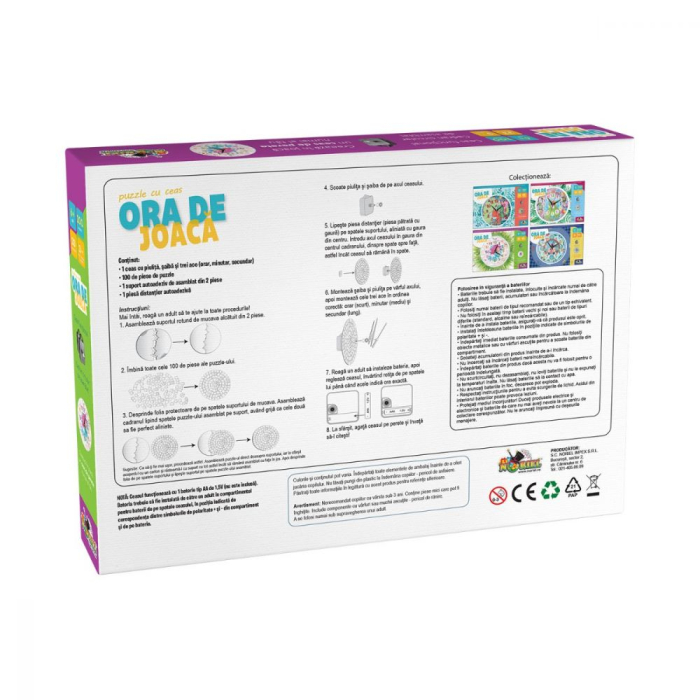 Puzzle Cu Ceas Noriel - Ora De Joaca, Sirena [3]