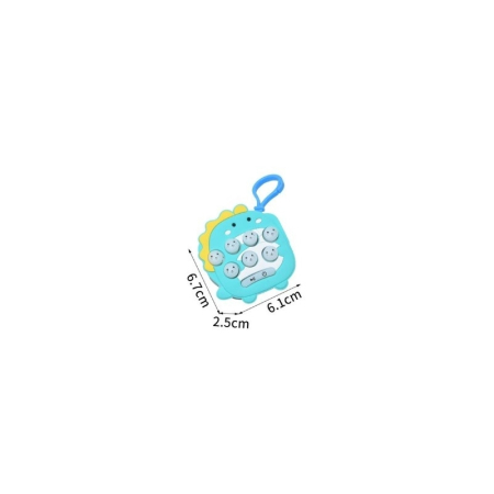 Jucarie interactiva Pop It Gopher cu lumini si muzica, tip breloc, model dinozaur, material silicon si ABS - Copie [1]