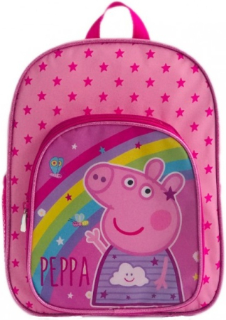 Lichidare stoc copii - Ghiozdan 12" 2 Compartimente, Peppa Pig