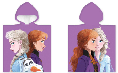 Lichidare stoc copii - Prosop de plaja tip poncho Frozen 50*100 cm