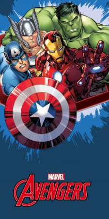Lichidare stoc copii - Prosop plaja Avengers 140 x 70 cm