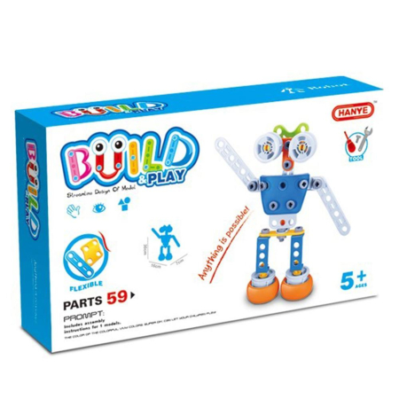 Set de constructie Robotul, 59 piese [6]