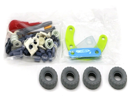 Set de constructie 2 in 1 Masina / tricicleta, 53 piese [3]