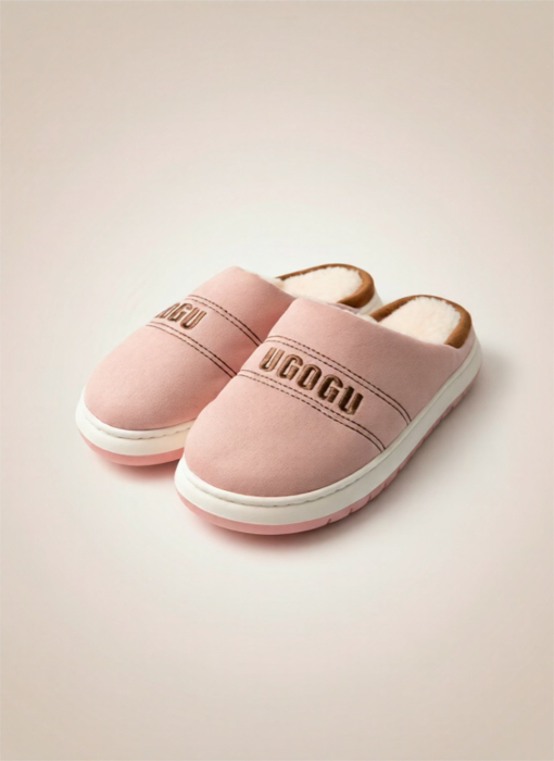 Papuci damă bej – Soft Cozy Home – interior pufos [1]