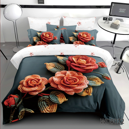 Lenjerii cu imprimeu 5D - lenjerie-pat-trandafiri-verde-wd8022.jpg  lenjerie-finet-4-piese-floral-verde.jpg  set-lenjerie-dublu-trandafiri-3d.jpg