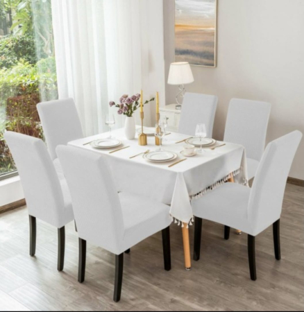 Huse Scaune - huse-scaune-albe huse-scaune-dining-alb huse-scaune-elastice-alb huse-scaune-set-6-alb  ALT TEXT  Huse elastice pentru scaune dining culoare alb set 6 bucăți.