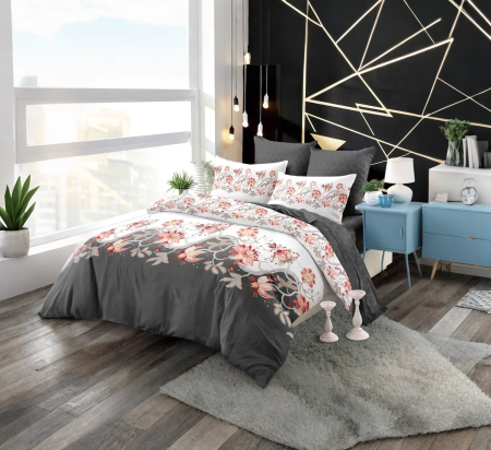 Lenjerii de pat - lenjerie-pat-finet-gri-floral-b996  lenjerie-pat-dublu-6-piese-finet  lenjerie-pat-cu-elastic-gri  set-lenjerie-pat-finet-b996