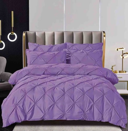 Lenjerii de pat - lenjerie pat mov jojo home  set lenjerie mov 6 piese  lenjerie finet mov premium  lenjerie pliuri 3d mov  lenjerie dormitor mov jojo home