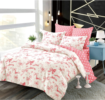 Lenjerii de pat - lenjerie-pat-primavara-bb6138 lenjerie-pat-fundite-roz lenjerie-pat-6-piese-elastic lenjerie-pat-romantica