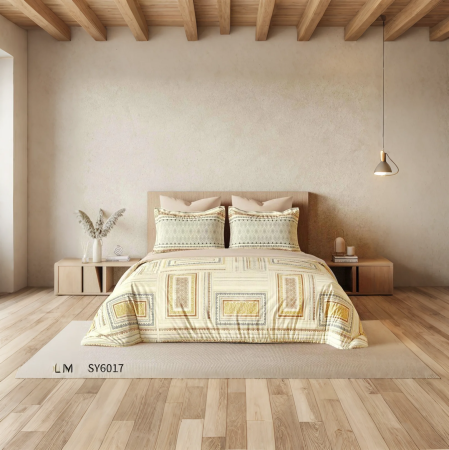 Lenjerii de pat - lenjerie-pat-finet-bej-geometric-sy6017  lenjerie-pat-dublu-6-piese-finet  lenjerie-pat-cu-elastic-bej  set-lenjerie-pat-finet-sy6017