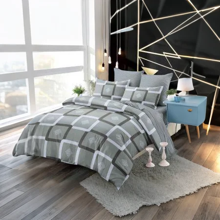 Lenjerii uni - lenjerie-pat-dublu-finet-gri-geometric-6-piese-1  lenjerie-finet-cu-elastic-gri-model-geometric-2  set-lenjerie-6-piese-finet-gri-elegant-3