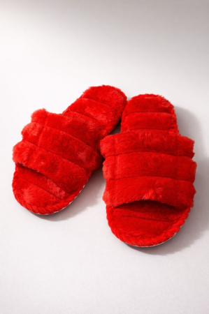 Papuci - papuci-casa-pufosi-rosii  papuci-dama-rosii-confort  papuci-pufosi-open-toe-rosii  papuci-casa-femei-rosu-intens