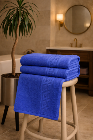 Prosoape - prosop-baie-albastru-70x140 prosop-bumbac-500gsm-albastru prosop-model-grecesc-albastru prosop-mare-albastru