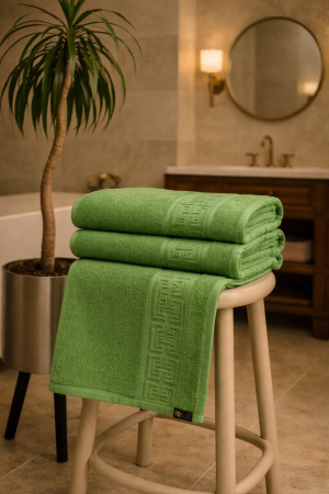 Prosoape - prosop-baie-verde-70x140 prosop-bumbac-500gsm prosop-model-grecesc-verde prosop-mare-baie