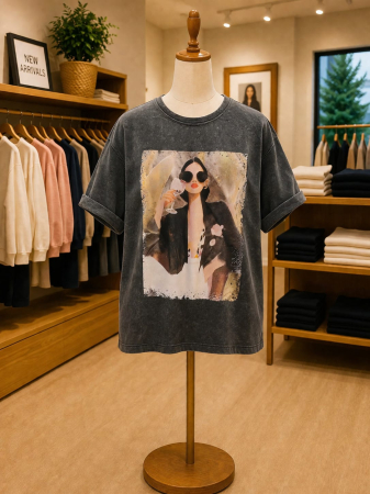 Produse - Tricou cu imprimeu fată